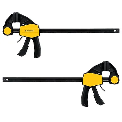 2 X Quick Grip Clamps 12-Inch/300mm Quick Release Woodworking Ratchet Bar Clamp • £15.99