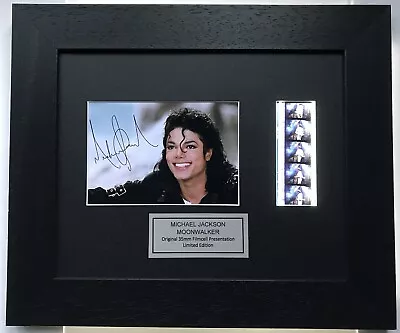 MICHAEL JACKSON Moonwalker Signed Repro Film Cell Memorabilia* • $47.28