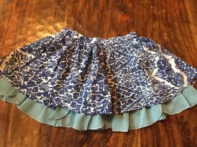 Mimi And Maggie Skirt 2T 3 4 5 CHOICE Pink Blue Ruffled Ruffles Tiered EUC • $9.99