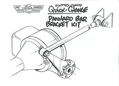 $229.99 • Buy Rear Panhard Bar Kit - Winters V-8 Quickchange Rearend - 2026C - Chrome