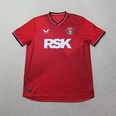 Charlton Athletic Football Shirt Mens XL Home Kit Castore FC 23 / 24 NWOT • £25