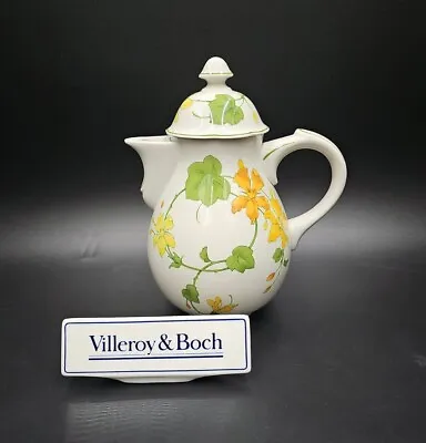 Villeroy & Boch GERANIUM Mini Coffee Pot & Lid EXCELLENT • $79.88