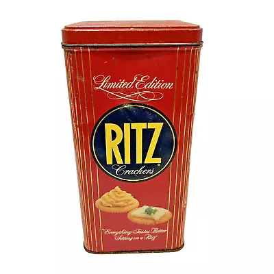 Vintage 1986 Ritz Crackers Limited Edition Empy Collectible Tin 8.75 X 4.25  • $11.78