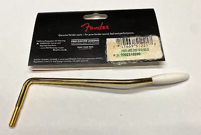 Fender Tremolo Arm Gold/ White Tip For Mex  Std Stratocaster Part #0992310200 • $40