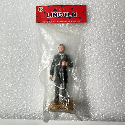 Marx Presidents Abraham Lincoln Painted Figure Vintage 1960s New In Bag • $12