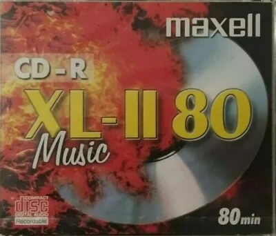 £4.49 • Buy Maxell CD-R80 XL-II 80 Music Audio 80 Mins CD-R Blank Recordable Disc NEW SEALED