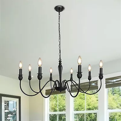 Vintage Candle Chandelier Candlelabra Pendant Light Ceiling Lighting Fixture Bar • $85.99