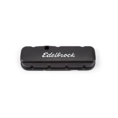 Edelbrock Signature Series Black Valve Covers 4683 Chevy BBC 396 427 454 • $92.95