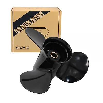 Aluminum Propeller 9.75x9.5 For Mercury Tohatsu Boat Engine 25-30HP 10 Spline RH • $68