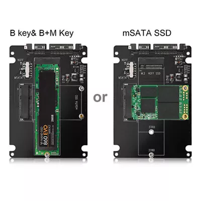 M2 USB Adapter M.2 NGFF To SATA Adapter MSATA To USB SATA 3.0 Converter Exter:da • £6.77