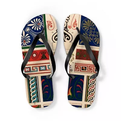 Greek Pattern (1888) Flip Flop. • $20.03