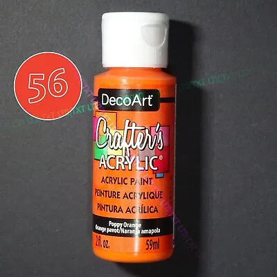 £6.06 • Buy DecoArt Crafters Acrylic 2oz. 59ml | All-Purpose Acrylic Craft Paint | 100+ Opts