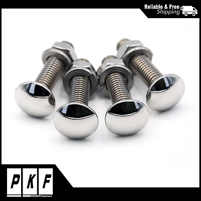 1928-31 Ford Model A Head Lamp Light Bar Bolts Set Polished Stainless Steel • $23.50