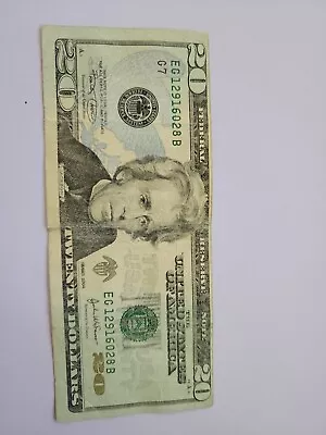 $20 Dollar Bill  2004 Miscut Error/ Misprint   • $65