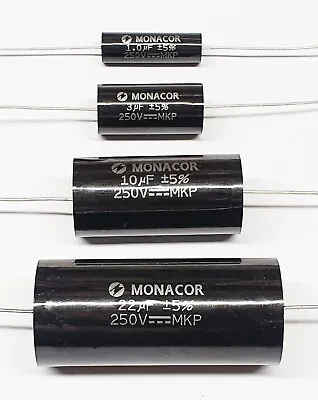 MONACOR Polypropylene Film 1uf-47uf 250V High End Audio Capacitor MKPA • £2.70