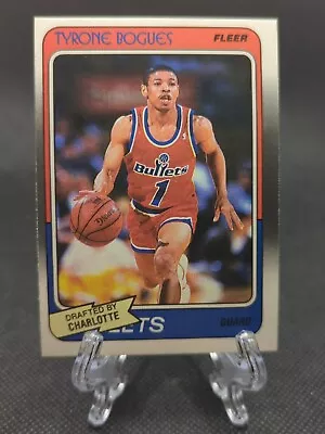 1988-89 Fleer Muggsy Bogues Tyrone Bogues #13 Rookie RC • $5.99