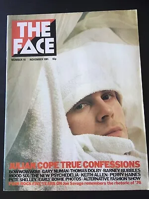 £11 • Buy The Face Magazine Volume 1 Issue 19 Nov 1981 Julian Cope Bow Wow Wow Gary Newman
