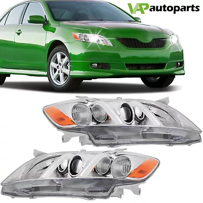 For Toyota Camry 2007-2009 Driver + Passenger Replacement Headlight Assembly Set • $69.99