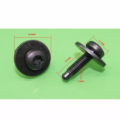 $9.80 • Buy 5 Car Front Bumper Gantry Radiator Frame Screw Bolts For Vw