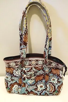 Vera Bradley Java Blue Betsy Handbag 14  X 9  (READ DISCRIPTION) • $5.99