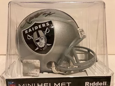 Marcus Allen Signed Autographed Mini Helmet Oakland Raiders BAS WD41062 • $125