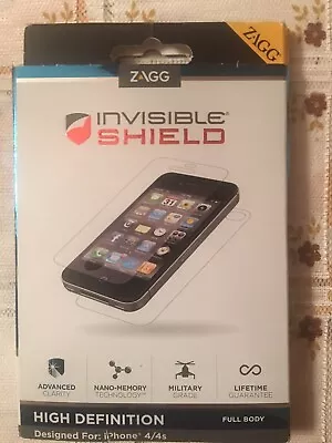 ZAGG Invisible Shield High Definition For IPhone 4/4S • $5