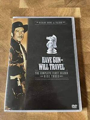 $5.25 • Buy Have Gun- Will Travel: Season 1, Disc 3 Replacement Disc Only