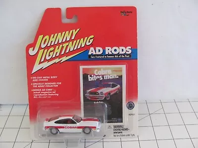 JOHNNY LIGHTNING Ad Rods 1978 Ford Mustang II Cobra NEW From 2001 • $6.25