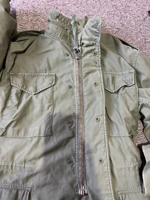 £140 • Buy GENUINE US ARMY USA VIETNAM WAR ISSUE M65 Field COMBAT COAT JACKET OG107 S