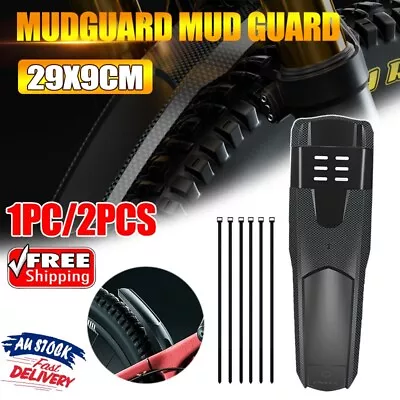 Cycling MTB Mudguard Mud Guard Mountain Bike Bicycle Fender Front Rear Tyre AU • $13.18