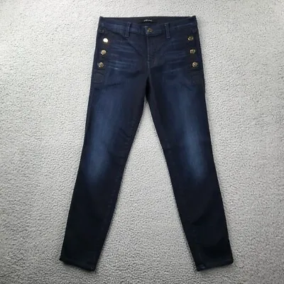 J BRAND Womens Size 28 Zion Gold Button Transformation Wash Denim Skinny Jeans • $34.99