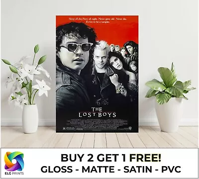 The Lost Boys Classic Vampire Movie Large Poster Art Print Gift Multiple Sizes • £16