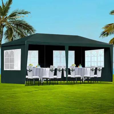 Instahut Gazebo 3x6m Marquee Wedding Party Tent Outdoor Camping Side Wall • $103.85