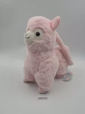 Alpaca MB0609 Pink  Alpacasso Amuse Sling Zipper Bag Plush 10  Toy Doll Japan • $18.84