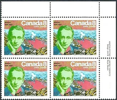 Canada  # 654 URpb     Guglielmo Marconi      Brand New 1974 Pristine Issue • $1.81