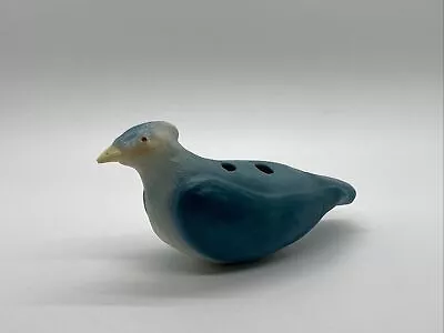 Vintage Handmade Blue Bird Ceramic Pottery Ocarina Instrument Decoration 2.75  • $24.95