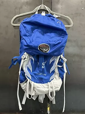 Osprey Talon 33 Day Pack Backpack Blue Gray Small/medium 41-51 Cm Hiking • $55