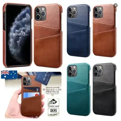 $11.89 • Buy Leather Card Holder Case Cover For Samsung S21 Ultra S20 FE S10 S9 S8 Note 20 10