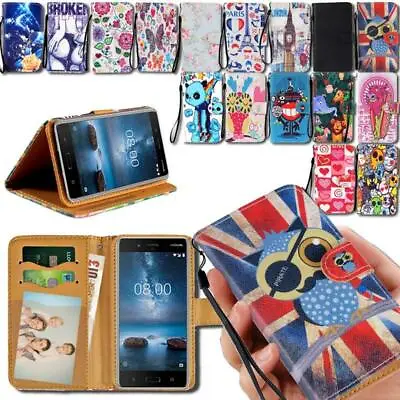 £1.49 • Buy Flip Leather Smart Stand Wallet Card Cover Case For Various Nokia Smart Phones