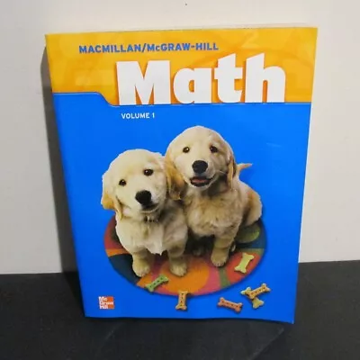 Macmillan/McGraw-Hill.  Math Grade 2.  Volume 1.  Free Shipping. • $16.90