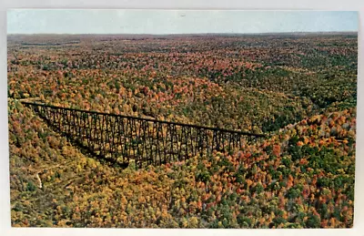 Aerial View Of Kinzua Bridge Mt. Jewett PA Pennsylvania Vintage Postcard • $5.95