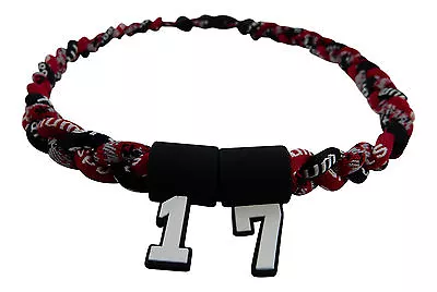 PICK YOUR NUMBER Maroon Black Digital Camo Tornado Necklace Baseball Softball • $9.99