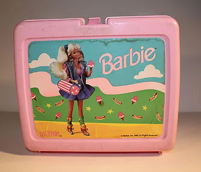 Barbie - Vintage Plastic Lunchbox • $24