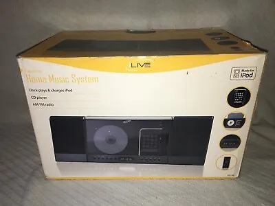 NEW ILive/Apple IPod Home Docking System IH319B AM/FM/CD/CLOCK Remote & Speakers • $19