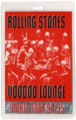Rolling Stones 1994 Voodoo Lounge Concert Tour Laminated Backstage Pass • $32.26