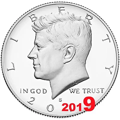 $22 • Buy 2019 S Proof Kennedy Half Dollar Clad President Gem Deep Cameo From Mint Set P19