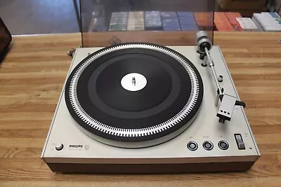 Vintage Phillips 212 HiFi Electronic Turntable Tested • $135