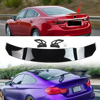 GT Style Rear Boot Trunk Racing Spoiler Wing Universal For Mazda 6 Sedan Coupe • $110.79