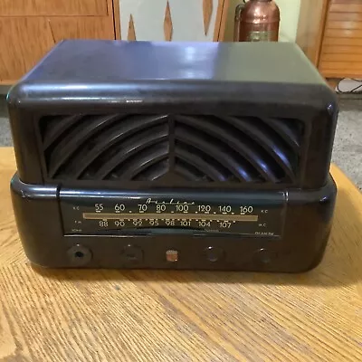 Vintage Wards Airline 15BR-1535B AM/FM Tube Radio Case Only AS-IS • $29