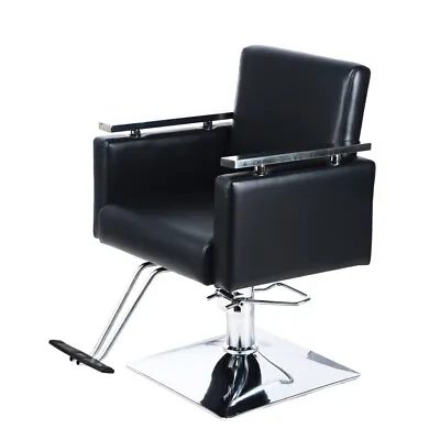 Barber Chair Styling Chair Hair Cutting Chair Salon Hairdressing Swivel Chair • £99.99